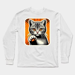 cat superhero Long Sleeve T-Shirt